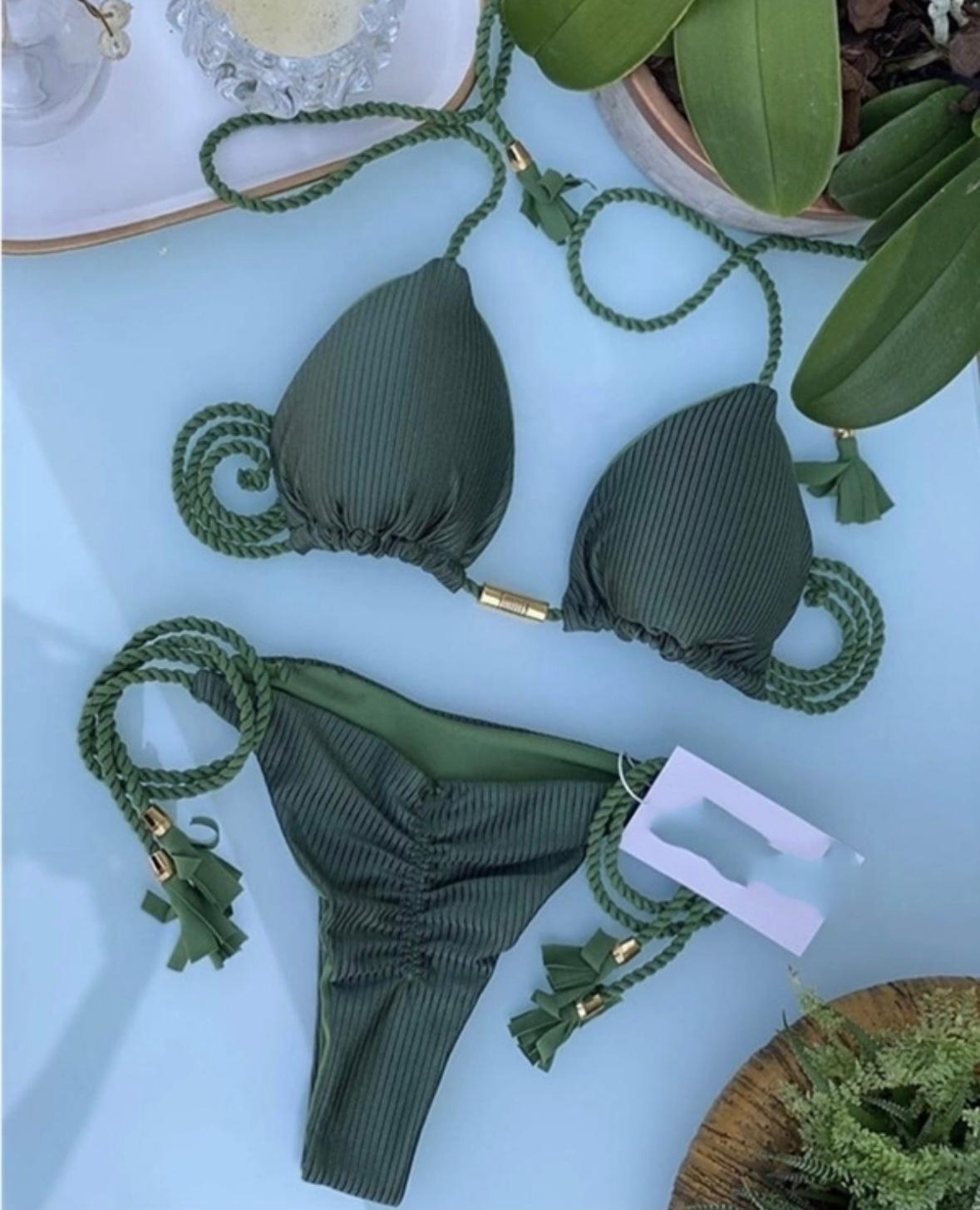 Traje de baño de dos piezas